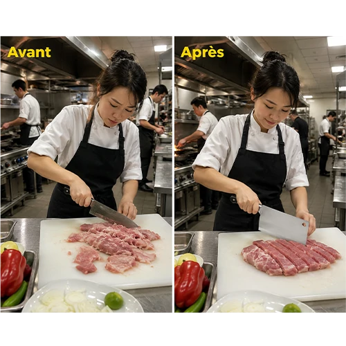 DragonCut™ – Le Couteau Ultra Tranchant Des Chefs Asiatiques + 2 Cadeaux